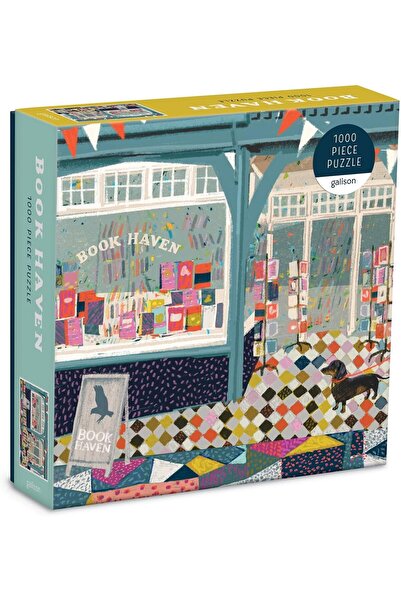 Galison أحجية بوك هيفن، 1000 قطعة، 20 × 20 بوصة - أحجية تركيب الصور الصعبة بأ...