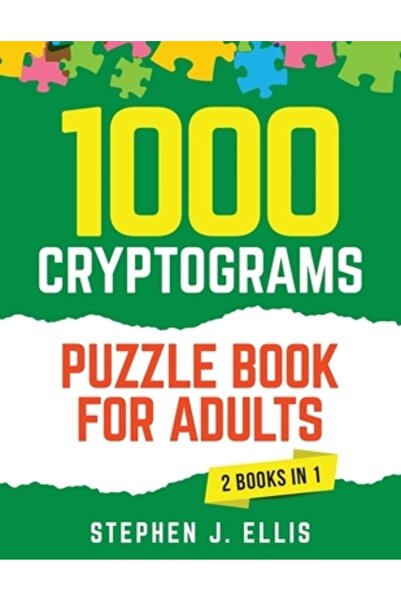 INDEPENDENT CAT Carte de puzzle cu 1000 de criptograme pentru adulți (2 cărți...