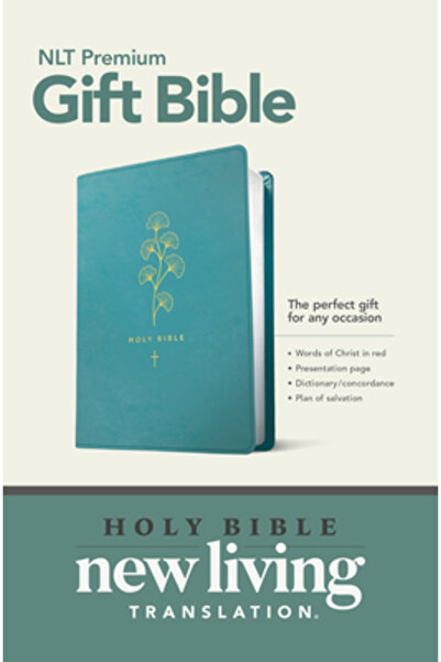 Tyndale House Publ Biblia cadou premium NLT (Literă roșie, aspect piele, turc...