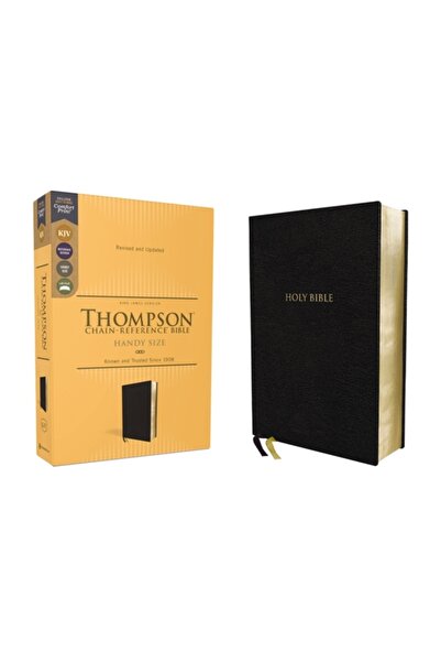 Zondervan Biblia Kjv, Thompson Chain-Reference, dimensiune practică, piele ec...