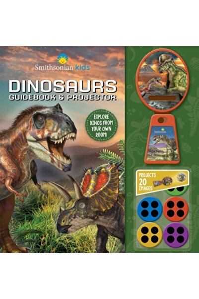 Silver Dolphin Books Proiector și ghid cu dinozauri pentru copii Smithsonian
