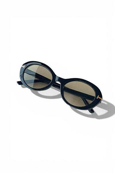 REN EYEWEAR Siena Women's Black Frame Black Glass Popular Oval Sunglasses – Accessory Detailed Uv400