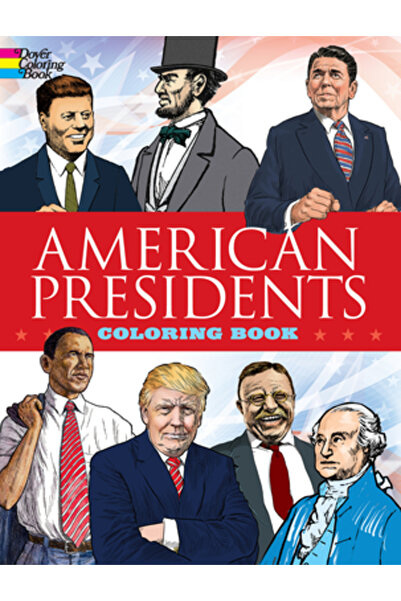 Dover Publications Carte de colorat cu președinții americani