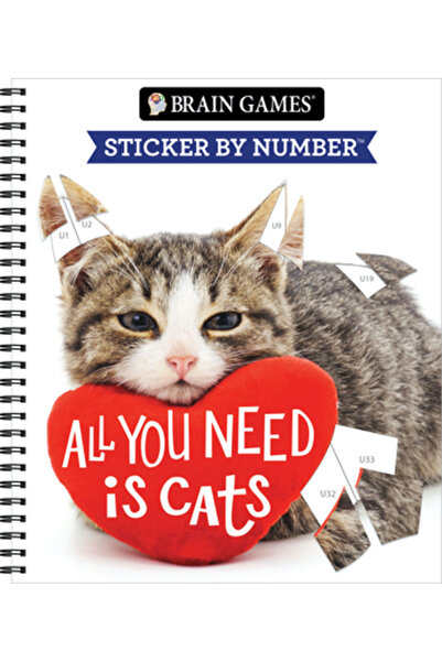 Pubn Intl Jocuri Creiere - Autocolant după Număr: Tot ce ai nevoie sunt Pisici