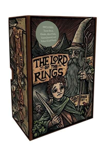 Insight Ed Set cadou cu ghid și pachet de tarot Stăpânul Inelelor(tm)