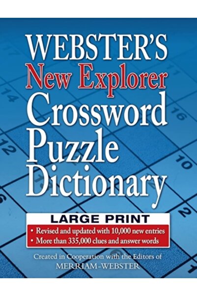Merriam Webster Inc Dicționar de cuvinte încrucișate Webster's New Explorer, ...