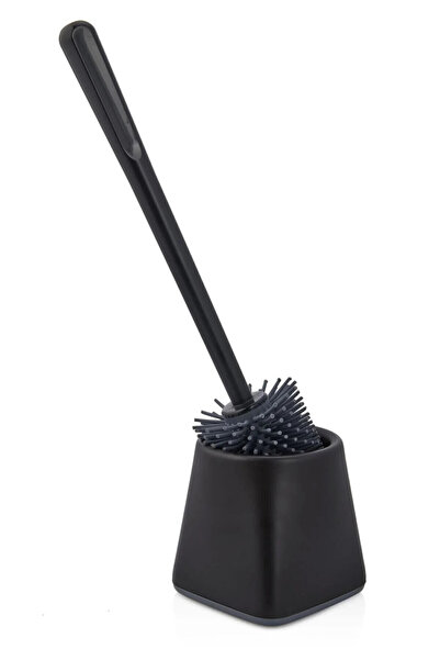 Evalins Silicone Toilet Brush Set, Flexible Head Toilet Bowl Cleaning Brush