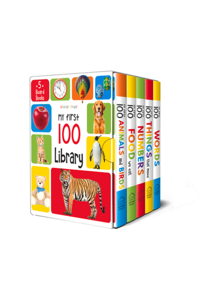 Wonder House Books Prima mea bibliotecă 100: Set de 5 cărți cartonate pentru ...