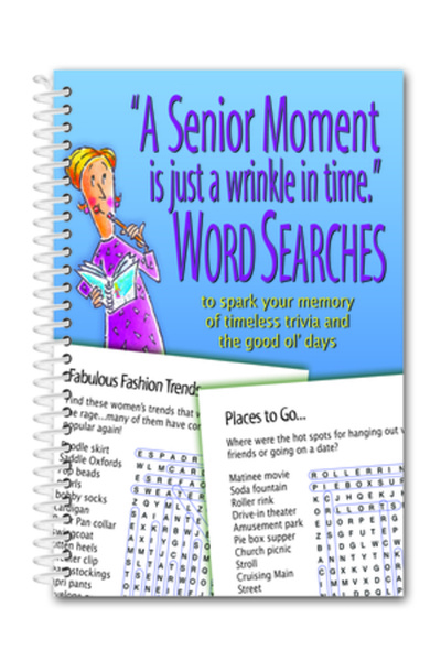 Product Concept Inc A Senior Moment Is Just a Wrinkle in Time Word Searches