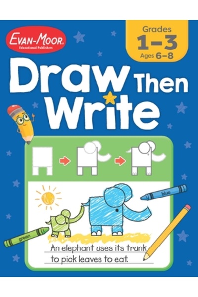 Evan-Moor Educational Publishers Desenează... apoi scrie, clasele 1-3
