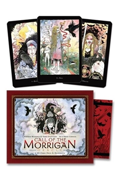 Llewellyn Pub Chemarea Oracolului Morrigan: Un pachet de 45 de cărți și un ghid