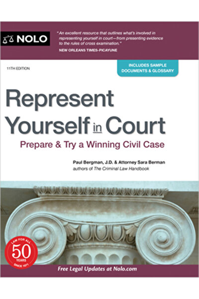 Nolo Pr Reprezentați-vă singuri în instanță: Pregătiți și încercați un proces...