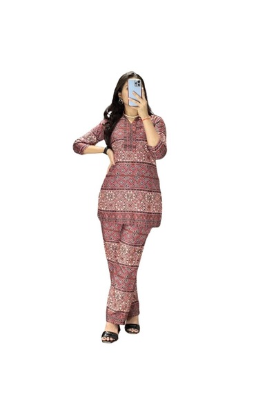 MYSMAR طقم خيوط رايون عنابي - HRT5422 | عنابي