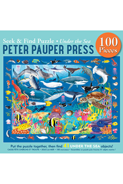 Peter Pauper Puzzle de 100 de piese Sub mare - Caută și găsește
