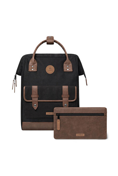 Cabaia Adventurer Waxed Cotton Trogır Medium Sırt Çantası M Black