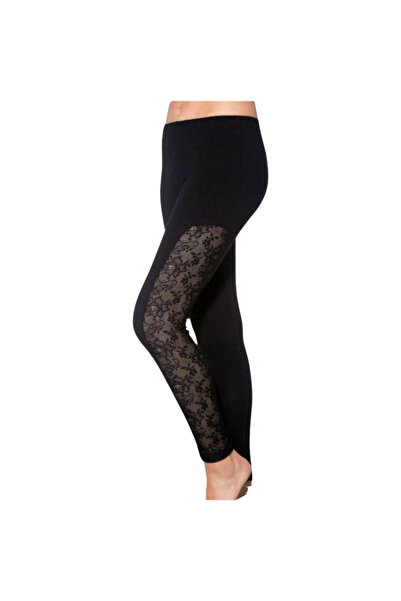 Lonca Tekstil Women's Lace Detailed Tights