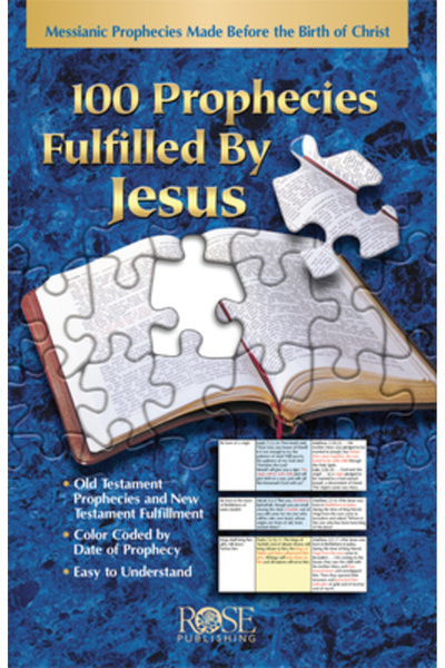 Rose Publishing Broșura cu 100 de profeții despre Isus: Profeții mesianice fă...