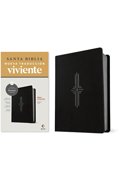 Tyndale House Publ Biblia Ultrafina Ntv, Con Filament (Sentipiel, Negro, Letr...