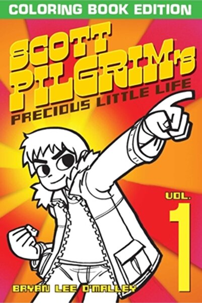 Oni Pr Cartea de colorat Prețioasa viață a lui Scott Pilgrim