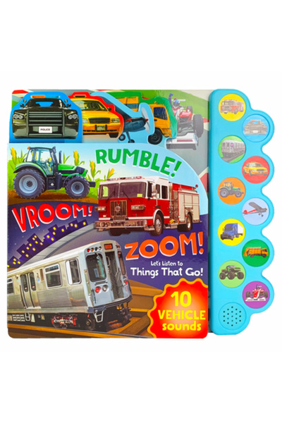 Parragon Bufnitură! Vroom! Zoom!: Hai să ascultăm lucruri care merg!