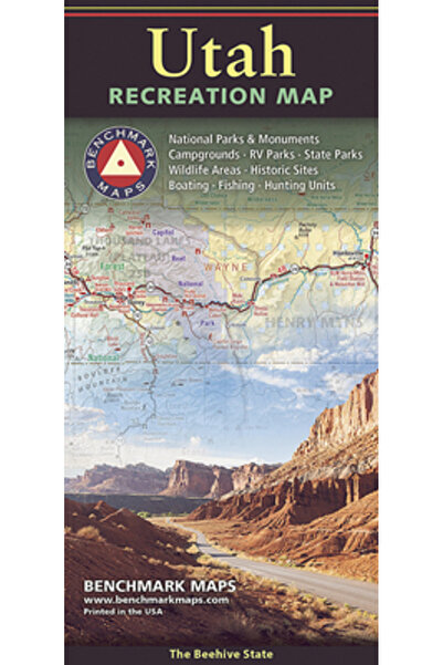 Benchmark Maps Utah Recreation Map