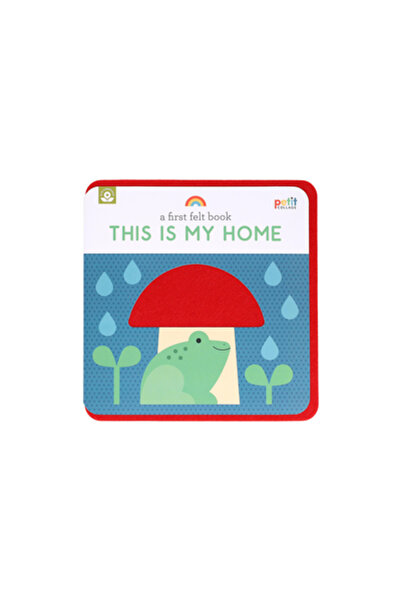 Petit Collage O primă carte din pâslă: Aceasta este casa mea