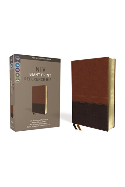 Zondervan Pub House NIV, Biblie de referință, Imprimare gigantică, Imitație d...