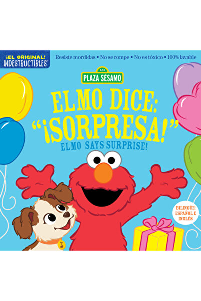 Workman Pr Indestructibilii: Sesame Street: Bilingv Engleză/Spaniolă Elmo Dice: