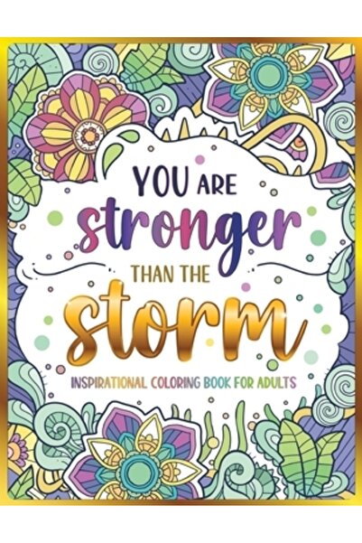 INDEPENDENT CAT Inspirational Coloring Book for Adults: 50 Motivational Quote...