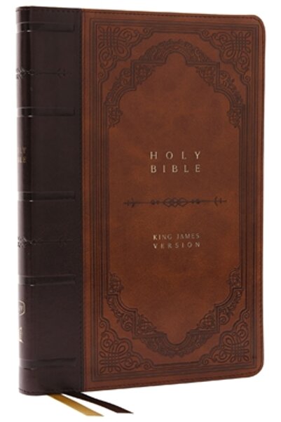 Thomas Nelson Pub Biblia KJV, Biblie cu linie subțire cu imprimeu gigant, Ser...
