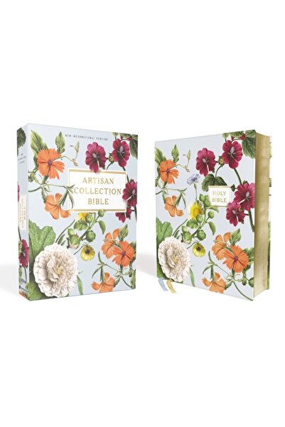 Zondervan Biblia Niv, Colecția Artisan, Leathersoft, Floral albastru, Ediție ...