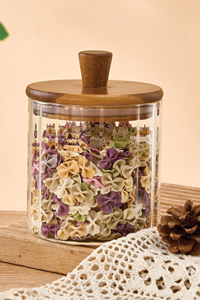 welcomein 600 ml Akasya Kapaklı Cam Kavanoz Saklama Kabı Pinterest Tasarım Er...