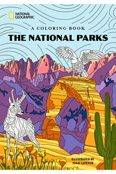 Natl Geographic Soc Parcurile Naționale: O Carte de Colorat