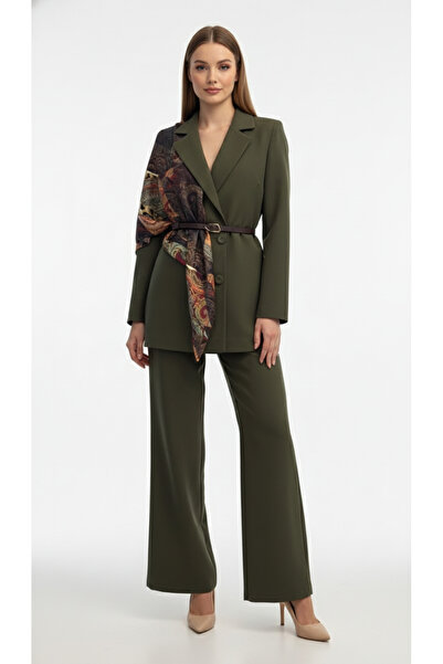 Esra Semiz Haki Blazer Ceket