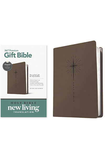 Tyndale House Publ Biblia cadou premium NLT, cu filament (imprimată din piele...