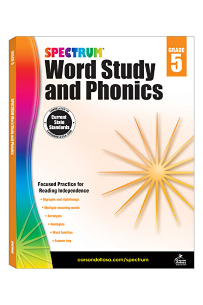 GENERAL BOOKS Studiul cuvintelor și fonetică Spectrum, clasa a 5-a