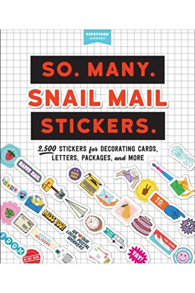 Workman Pr Atâtea. Multe. Autocolante cu poștă melc: 2.500 de autocolante pen...