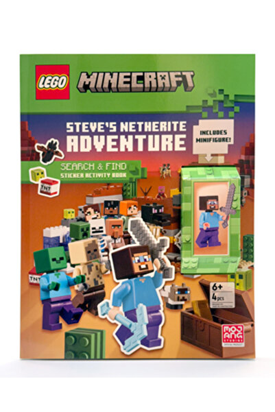 Random House Aventura lui Steve în Netherite (Lego Minecraft)