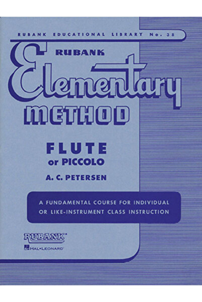 Rubank Publications Metoda elementară Rubank: Flaut sau piccolo [cu diagrame]