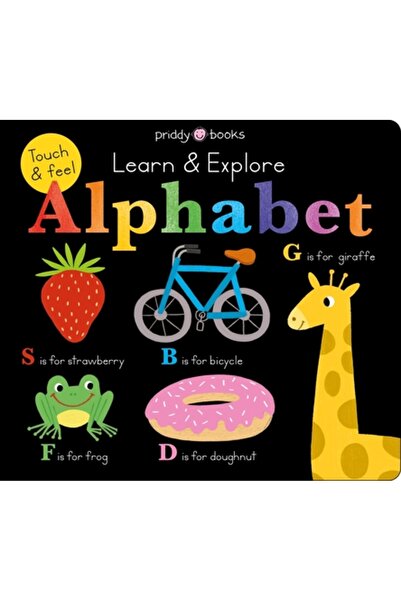 Priddy Books Învață și explorează: Alfabetul atinge-te și simte-te