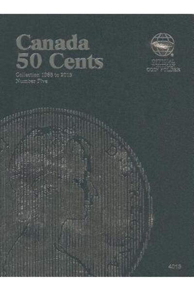 Whitman Pub Llc Colecția de monede de 50 de cenți din Canada, 1968-2013, numărul cinci