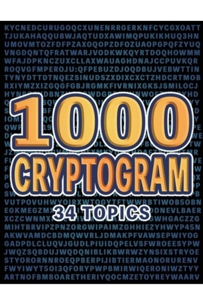 INDEPENDENT CAT Carte de puzzle-uri cu 1000 de criptograme: Descifrați codul,...