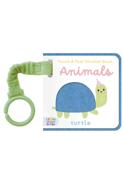 Little Genius Books Carte pentru cărucioare Touch & Feel - Animale