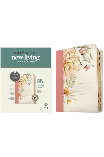 Tyndale House Publ Biblia NLT cu margini largi, ediție cu filament (cu aspect...