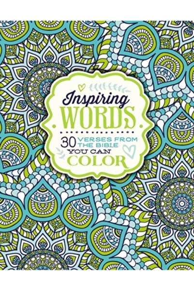 Zondervan Pub House Carte de colorat Cuvinte Inspiratoare: 30 de versete din ...