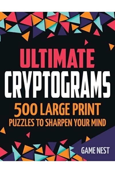 Drip Digital LLC Criptograme supreme 500 de puzzle-uri cu caractere mari pent...