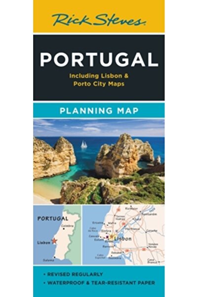 Avalon Travel Publ Harta de planificare a Portugaliei de Rick Steves: Include...
