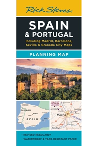Avalon Travel Publ Harta de planificare Rick Steves a Spaniei și Portugaliei:...