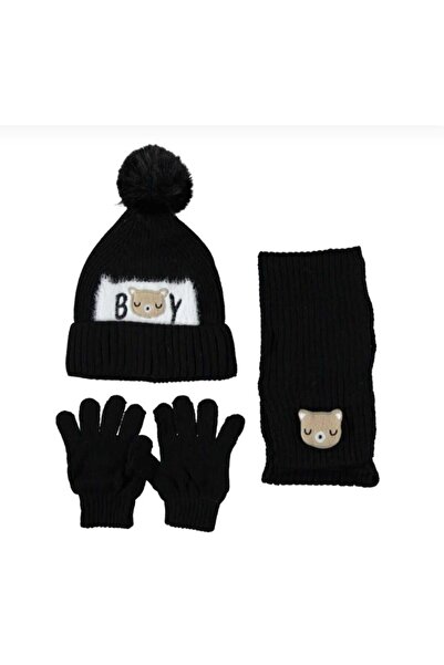Recos erkek 1-4 yaş atkı bere eldiven seti