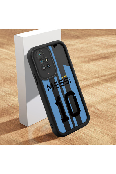 Hontinga حافظة هاتف من السيليكون الناعم المتوافقة مع هاتف Redmi 10 مضادة للسق...